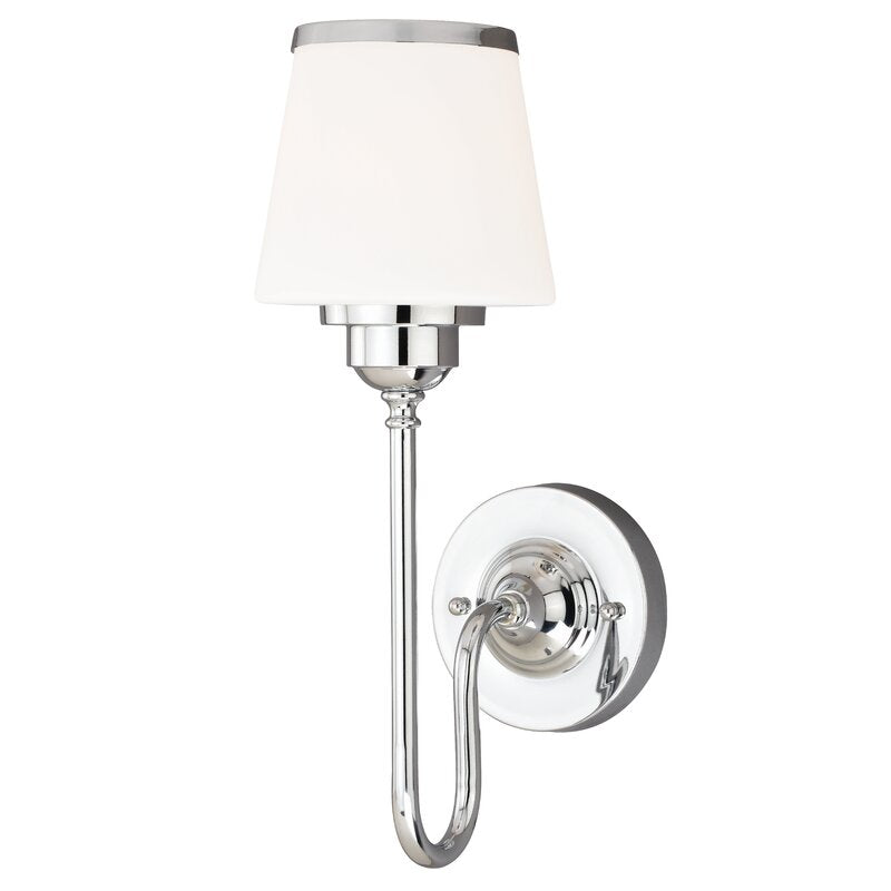 Chrome Milan 1-Light Bath Sconce 7080