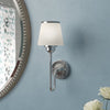 Chrome Milan 1-Light Bath Sconce 7080