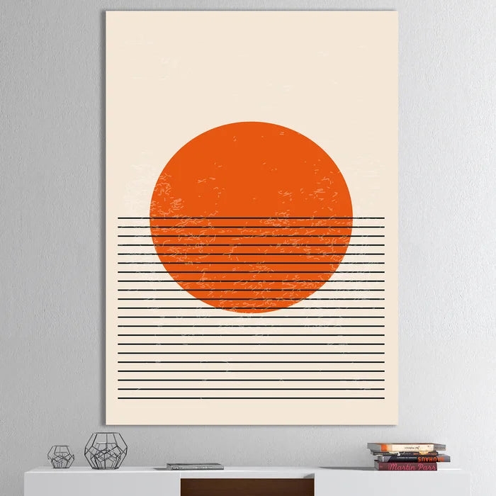 32" H x 24" W x 1" D Minimal Geometric Compostions Of Elementary Forms XIII - Bold Art on Canvas