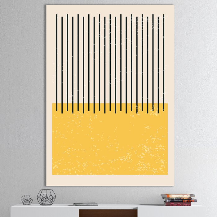 40" H x 30" W x 1.5" D Minimal Geometric Compostions Of Elementary Forms XIV - Bold Art on Canvas