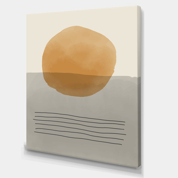 32'' H x 24'' W x 1'' D Minimal Geometric Compostions Of Elementary Forms XXXIII - Wrapped Canvas Print