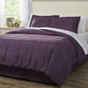 King Comforter + 7 Additional Pieces Purple Mirabal Microfiber Modern & Contemporary Comforter Set
