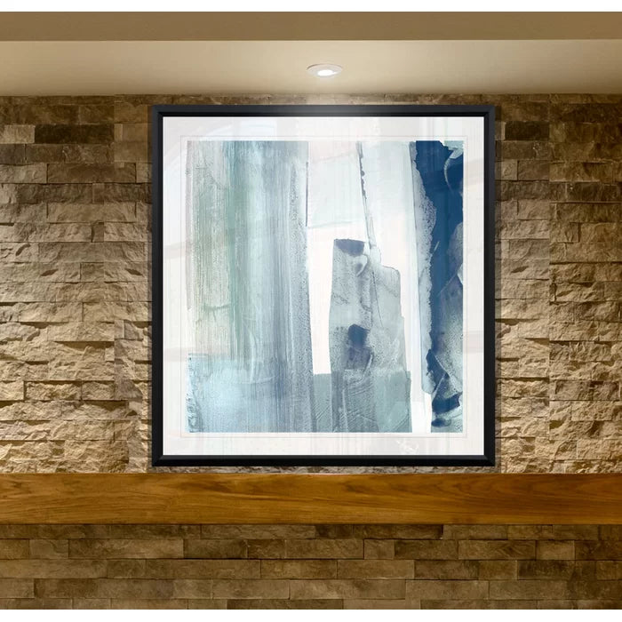 34.5" H x 34.5" W x 1.5" D Miss The Sea II - Picture Frame Print