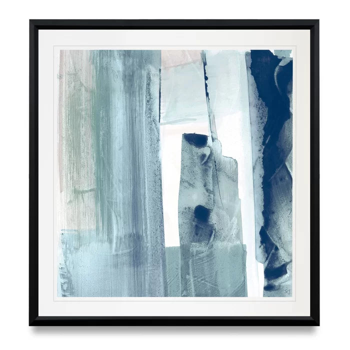 34.5" H x 34.5" W x 1.5" D Miss The Sea II - Picture Frame Print