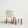 Beige Mitzi Tufted Linen Side Chair (Set of 2)