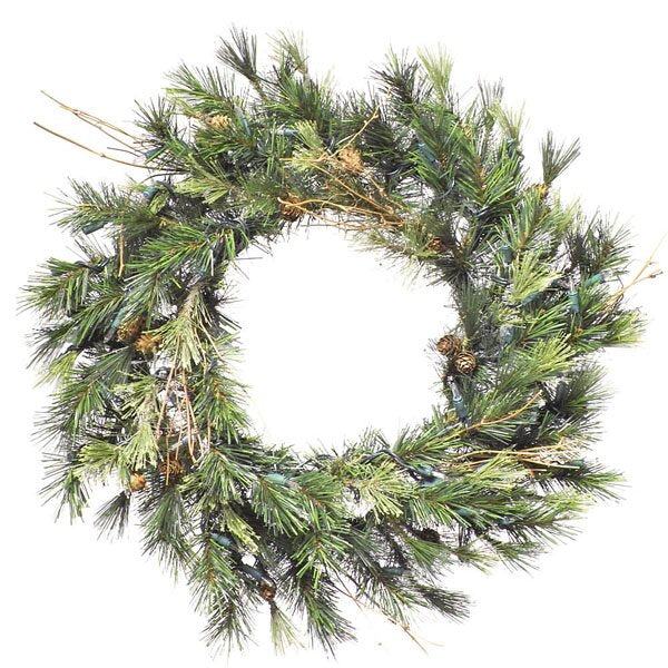 20" Mixed Country Wreath (#K5886)