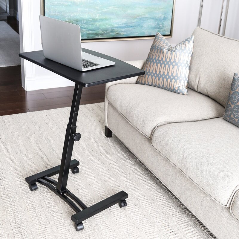 Black Mobile Adjustable Laptop Cart VB200