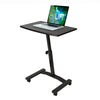 Black Mobile Adjustable Laptop Cart VB200