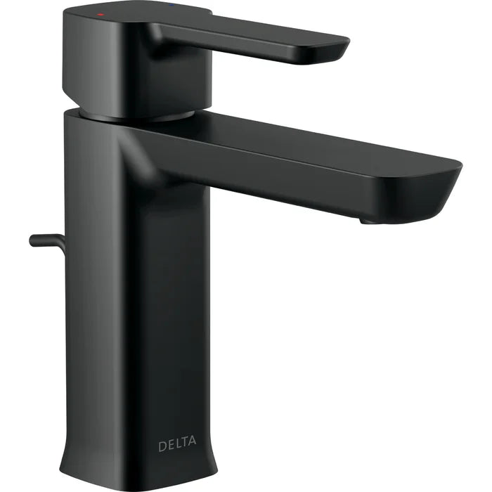 Modern Single Hole Bathroom Faucet with Drain Assembly