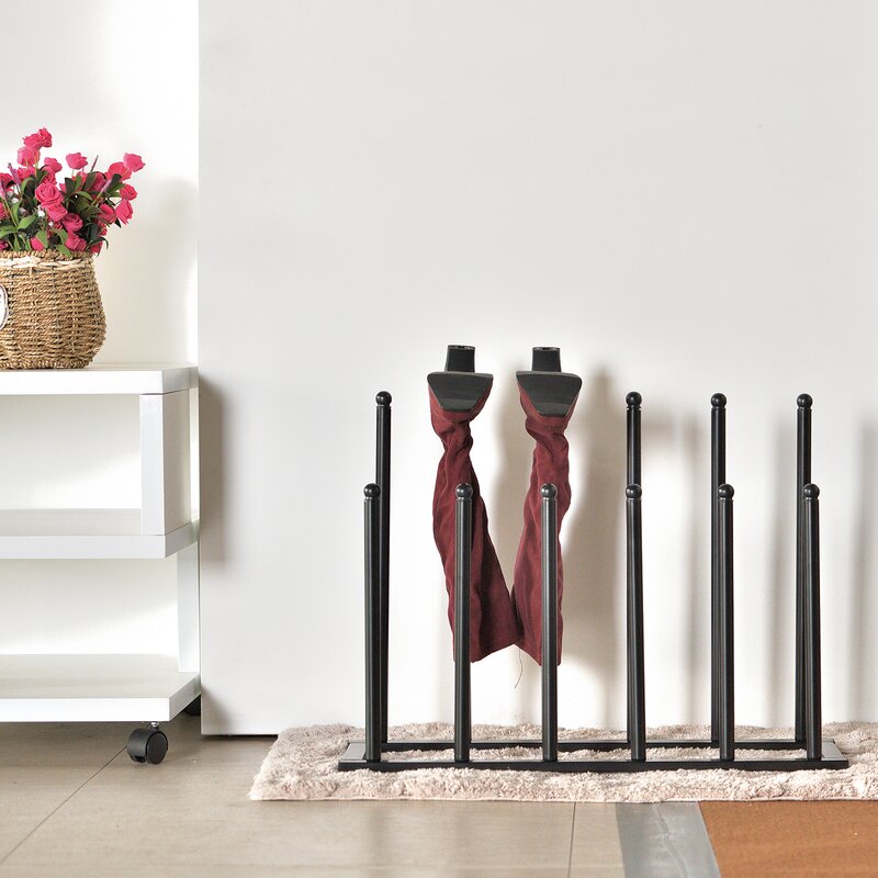 Modern Sleek 6 Pair Boot Storage
