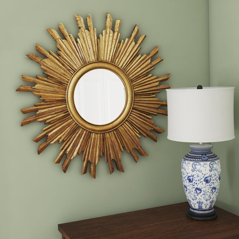 Harbert Modern and Contemporary Distressed Accent Mirror (#K2117)