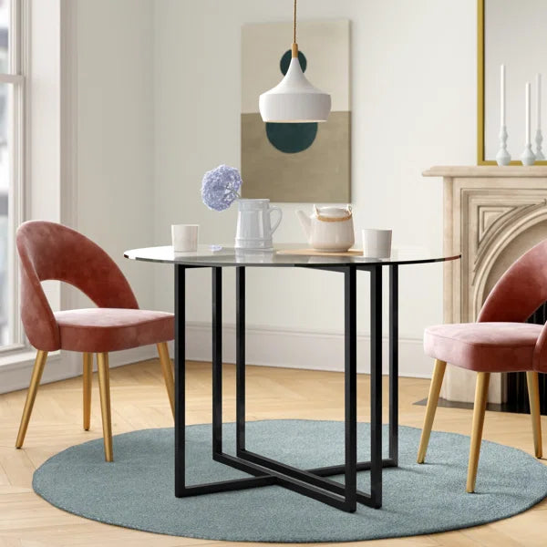 48" L x 48" W Mohni Trestle Dining Table