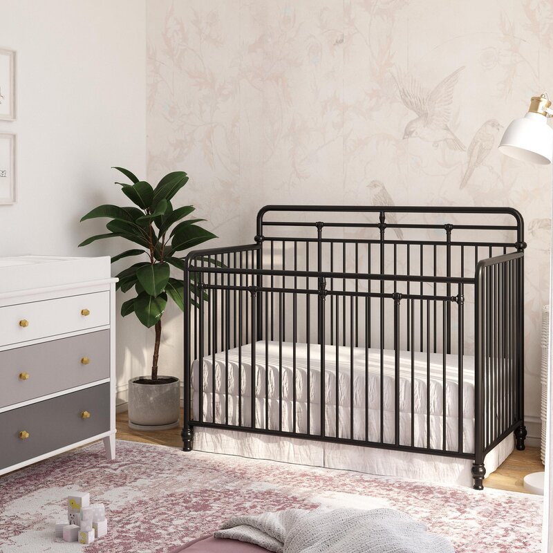 Black Monarch Hill Hawken 3-in-1 Convertible Crib K8104