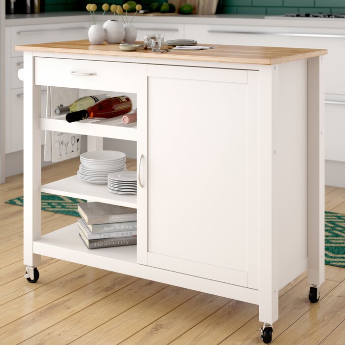 Monogah Wood Kitchen Cart (#K1954)