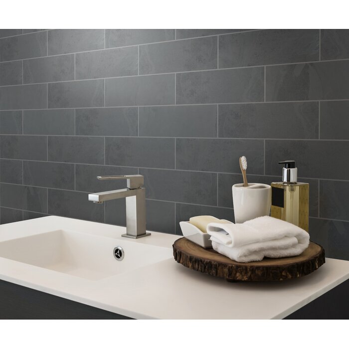 16 Boxes - Montauk 4" x 12" Natural Stone Look Subway Wall & Floor Tile - 79.2 Square Feet **2 Additional Boxes (9.9 square feet) Included** (#K6517 - 18 BOXES)