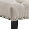 Beige Montello Upholstered Bench