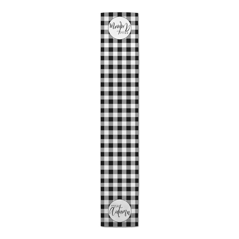 90" L x 16" W Morley Hello Autumn Buffalo Table Runner LC675