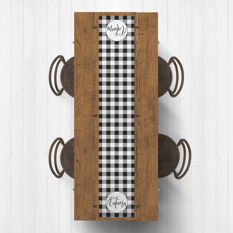 90" L x 16" W Morley Hello Autumn Buffalo Table Runner LC675