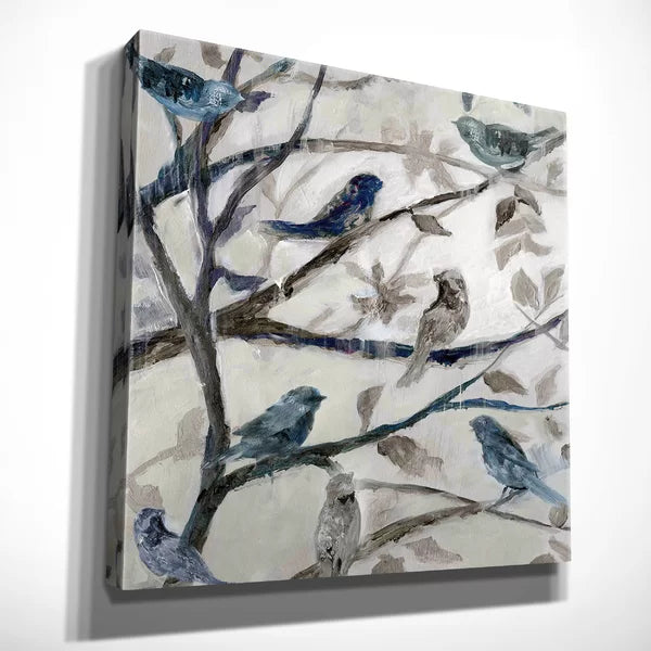 24" H x 24" W x 1.5" D Morning Song I - Unframed Painting on Canvas