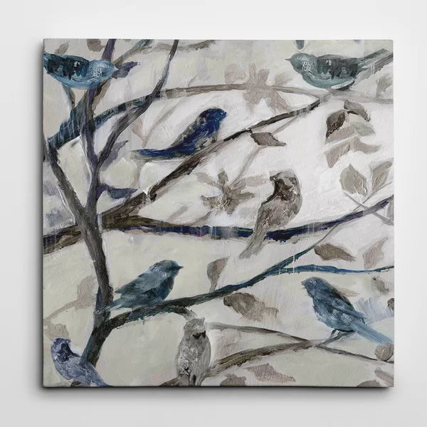 24" H x 24" W x 1.5" D Morning Song I - Unframed Painting on Canvas