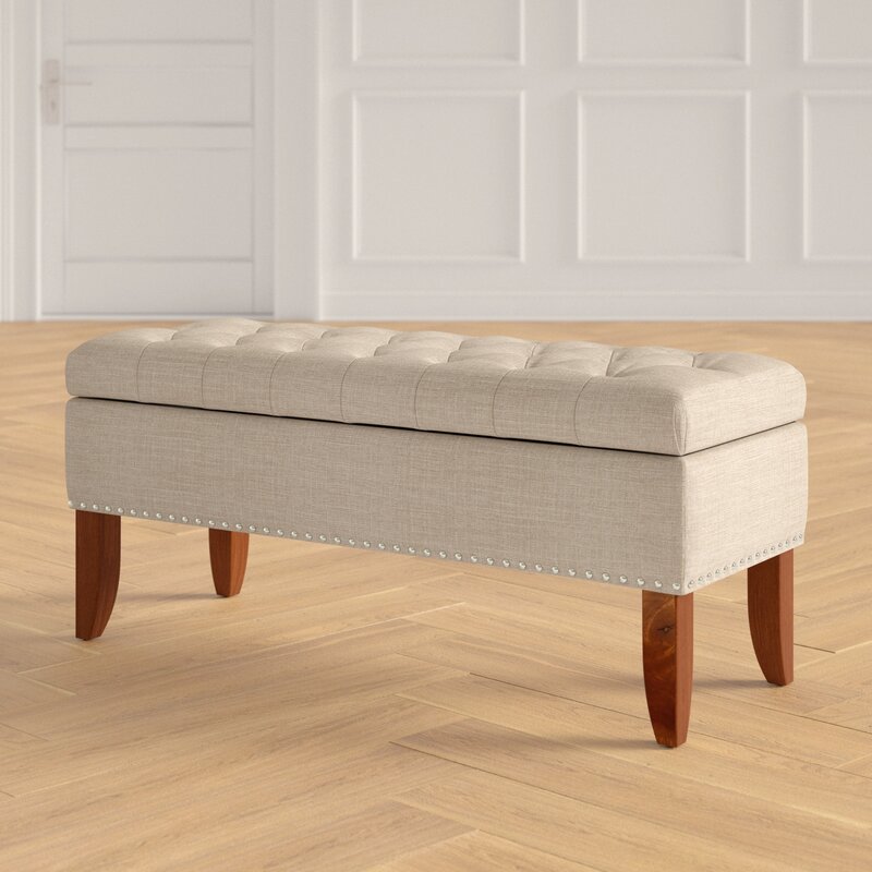 Mortensen upholstered flip hotsell top storage bench