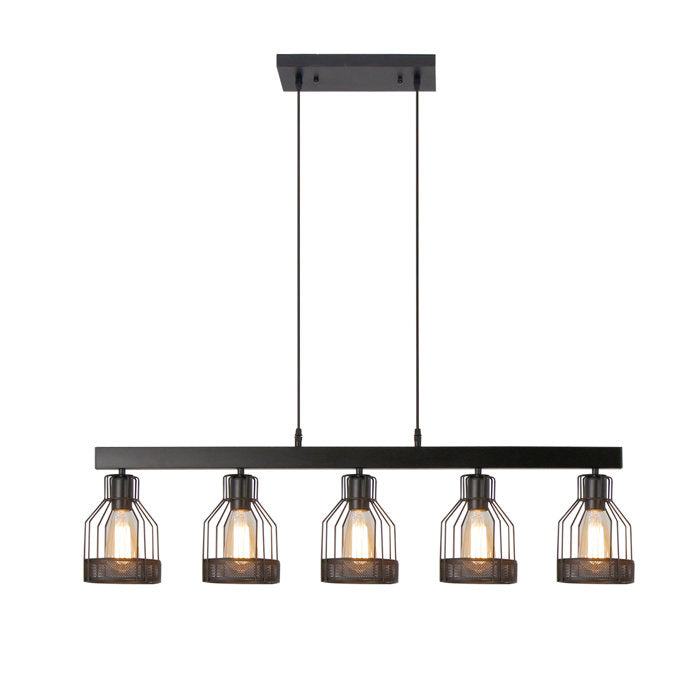 Motofumi 5 - Light Dimmable Kitchen Island Square / Rectangle Chandelier