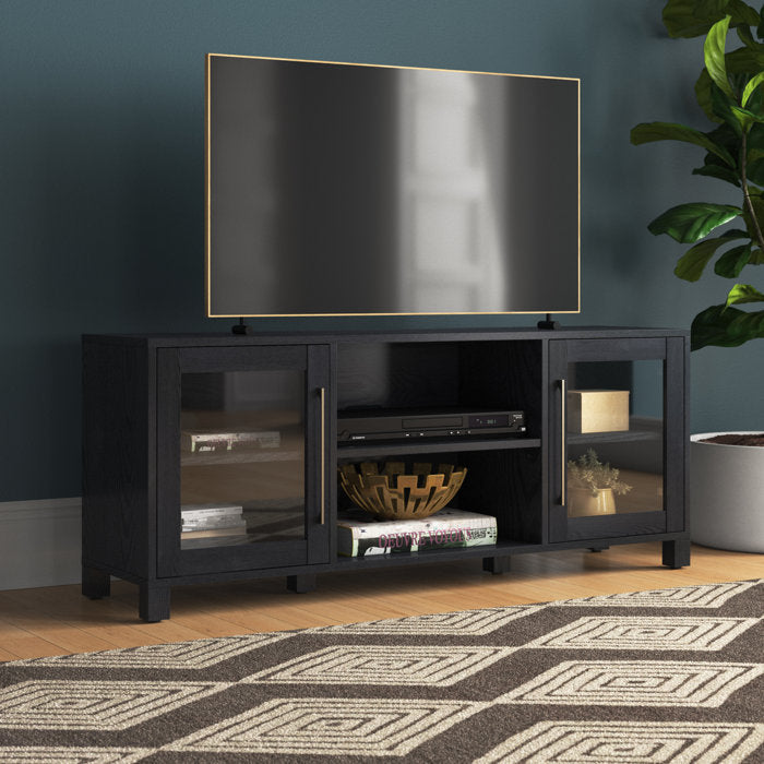 Black Grain Munford TV Stand