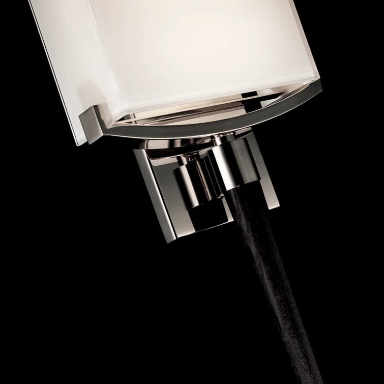 Muse 1 - Light Dimmable LED Polished Nickel Bath Sconce