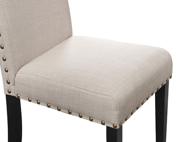2 New Classic Furniture Crispin Natural Beige Counter Height Chairs (set of 2) KB1194-A5-B1-P2