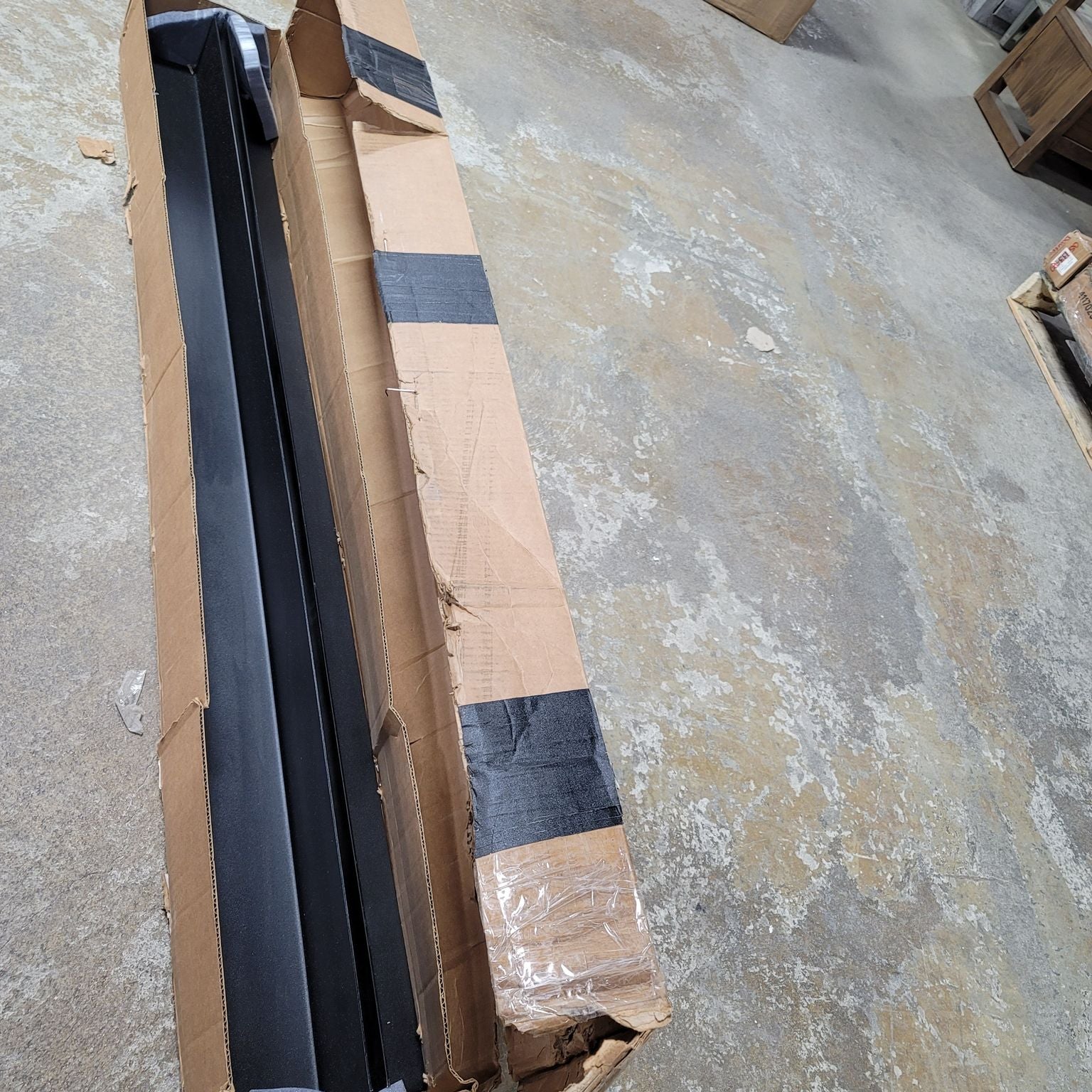 60" Matte Black Double LL Mount Banner Stands