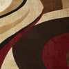 Nadell Abstract Area Rug in Brown/Beige, Rectangle 1'6.9