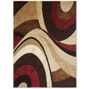 Nadell Abstract Area Rug in Brown/Beige, Rectangle 1'6.9