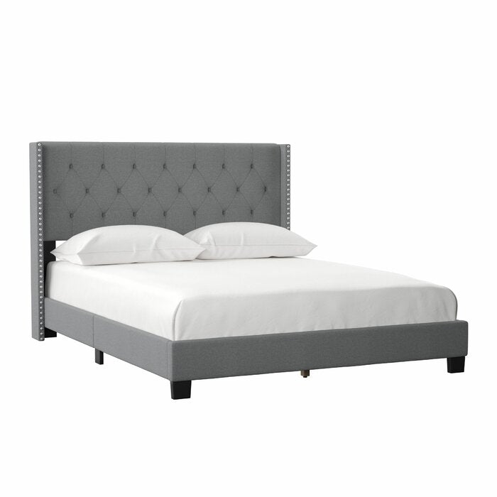 Nadine queen best sale tufted bed