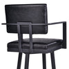 Black Nakagawa Bar & Counter Swivel Stool MG284