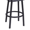Black Nakagawa Bar & Counter Swivel Stool MG284