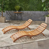 Set of 2 - Nannette Chaise Lounges (#K2504)