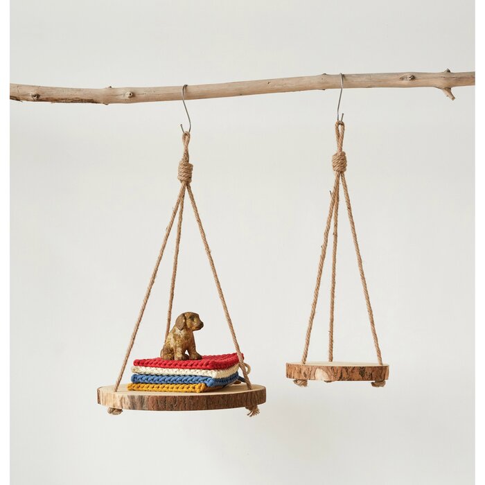 1" H x 10" W x 10" D Narine Hanging Planter