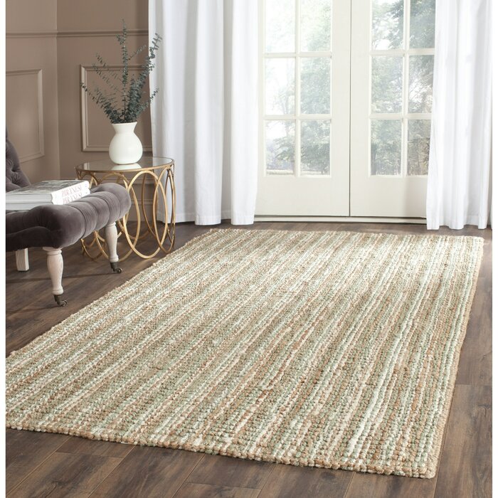 Bergeson Handmade Flatweave Jute/Sisal Sage/Natural Area Rug - 3' x 5' (#K4357)
