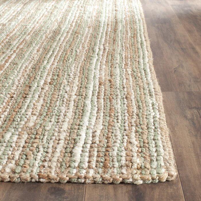 Bergeson Handmade Flatweave Jute/Sisal Sage/Natural Area Rug - 3' x 5' (#K4357)