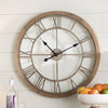 Natural Wood Wall Clock: Medium #LX3053