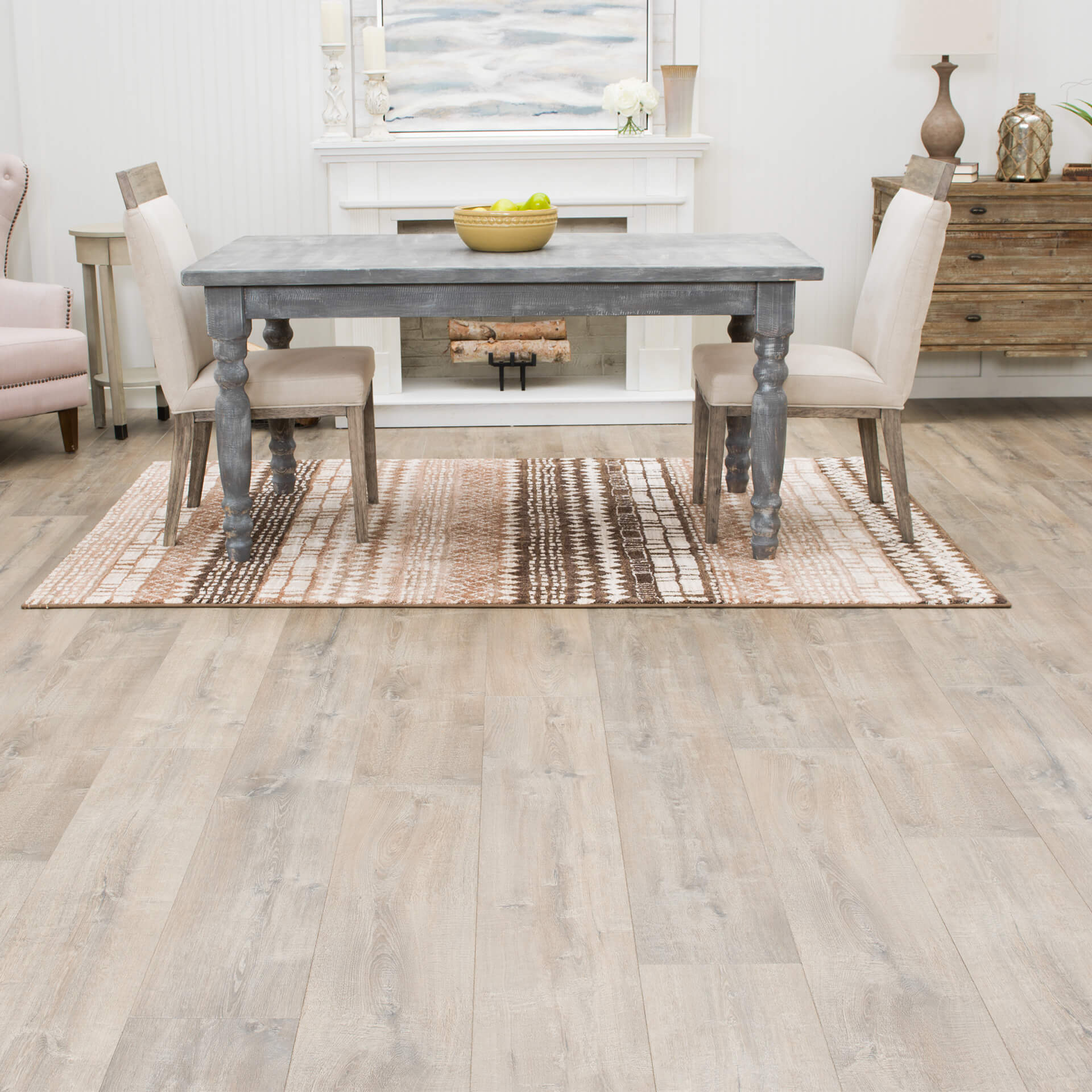 2 Boxes - Colossia 9" x 80" x 10mm Oak Laminate Flooring, Providence Oak - 52.96 Square Feet **AS IS** (#K5654 - 2 BOXES)