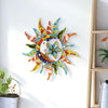 Blue Multi Nature Metal Sun Wall Décor