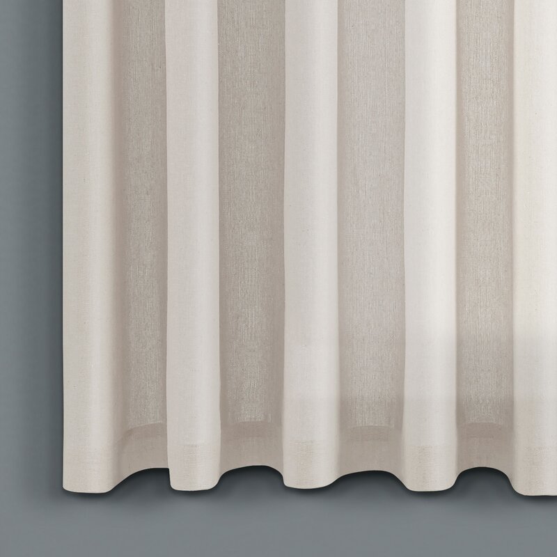45" x 84" Nayeli Cotton Blend Solid Color Curtain Panels (Set of 2)