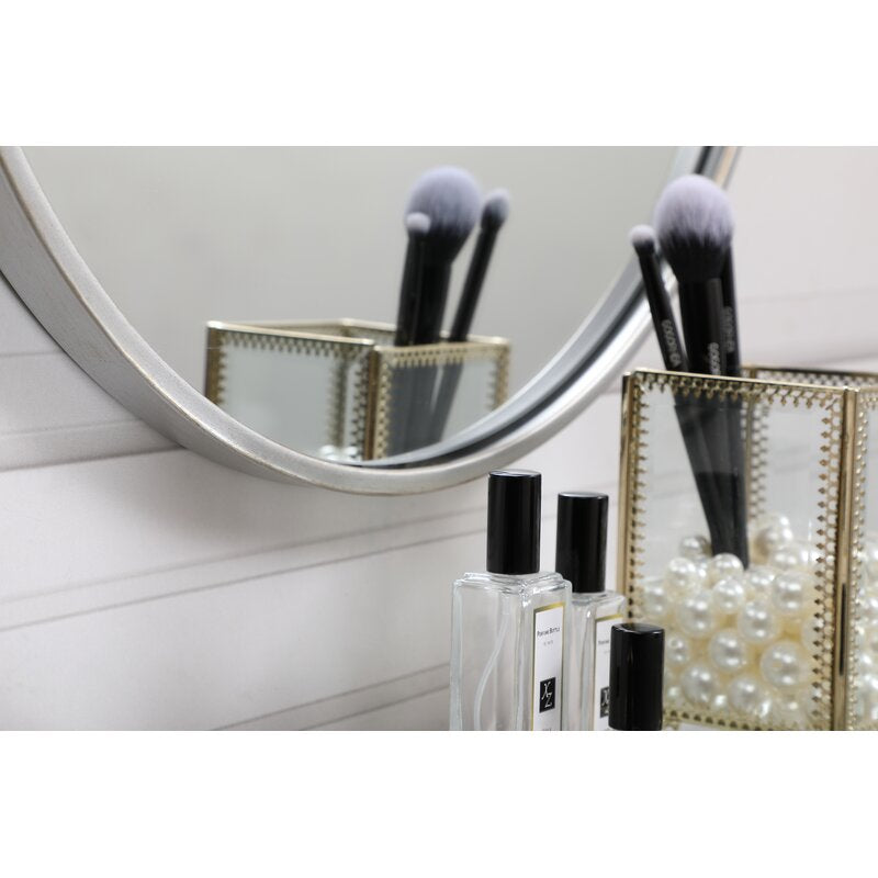 28" x 28" Silver Needville Modern & Contemporary Accent Mirror VB344