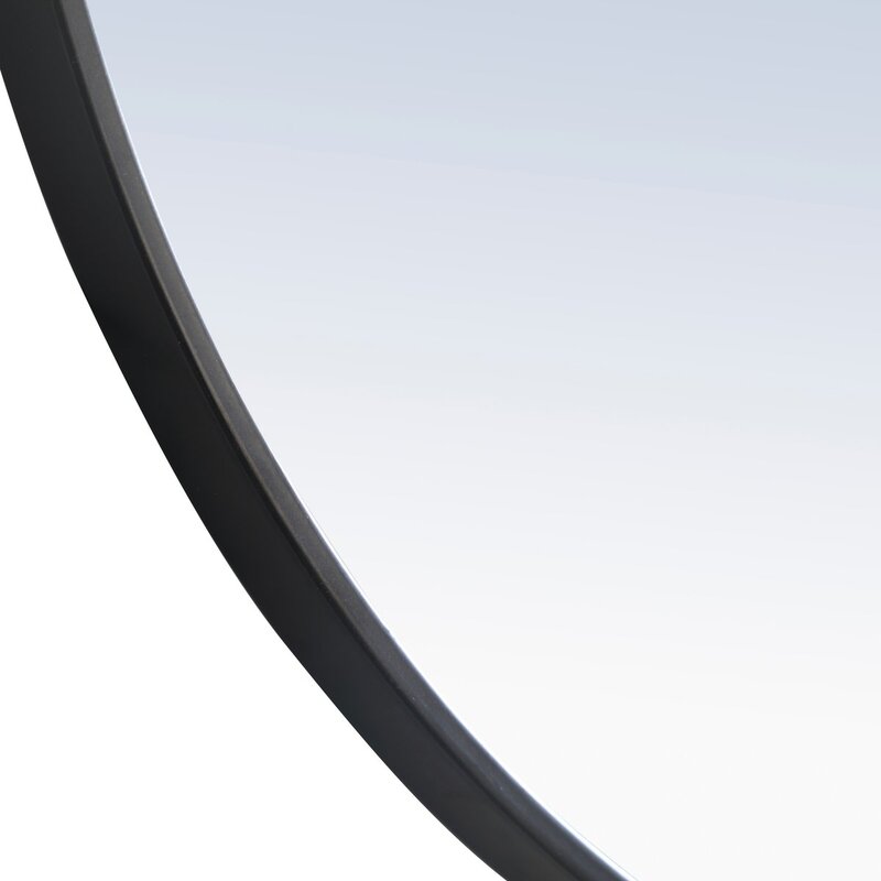 48" x 48" Needville Round Metal Wall Mirror