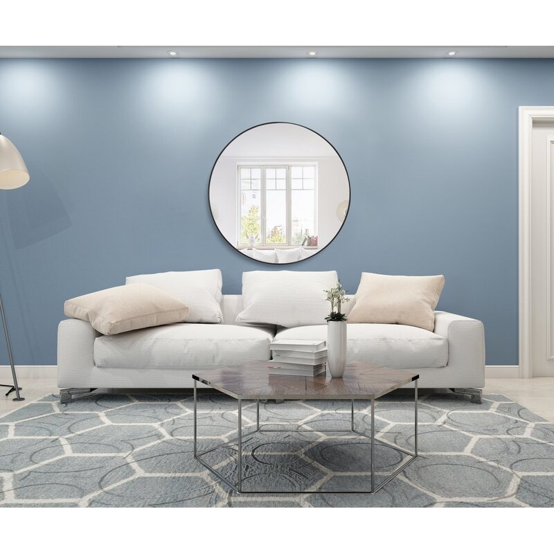 48" x 48" Needville Round Metal Wall Mirror