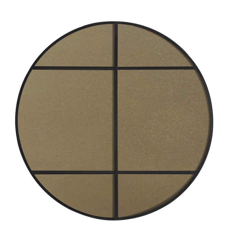 48" x 48" Needville Round Metal Wall Mirror