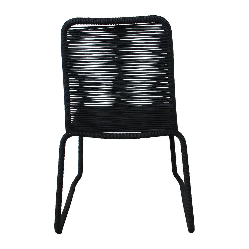 Neil Stackable Dining Chair - Set of 2 - Black KB686