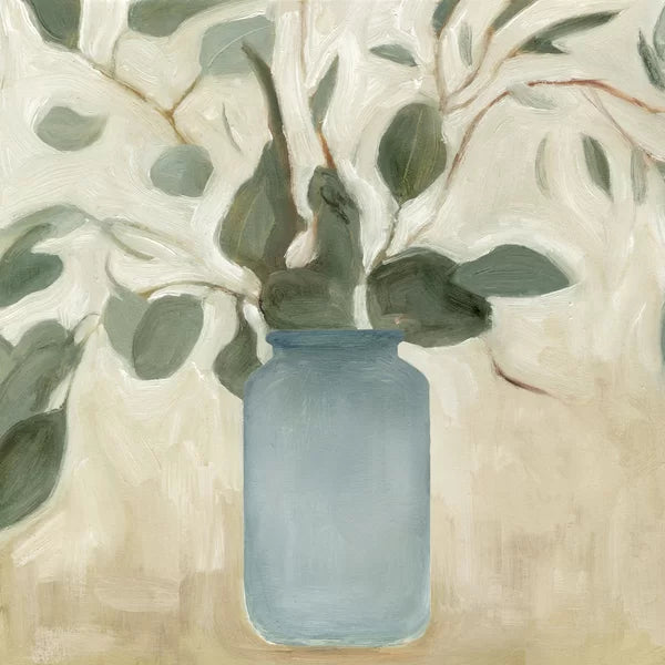 20" H x 20" W x 1.25" D Neutral Arrangement IV by Emma Scarvey - Painting on Canvas