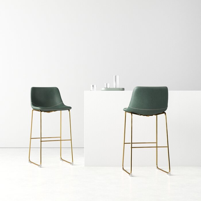 Nia Bar Stool (29" Seat Height) (Set of 2)